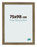 Bilderrahmen 75x98cm Bronze Dekor MDF Bologna Vorne Messe | Yourdecoration.de