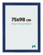 Bilderrahmen 75x98cm Dunkelblau Gewischt MDF Bologna Vorne Messe | Yourdecoration.de