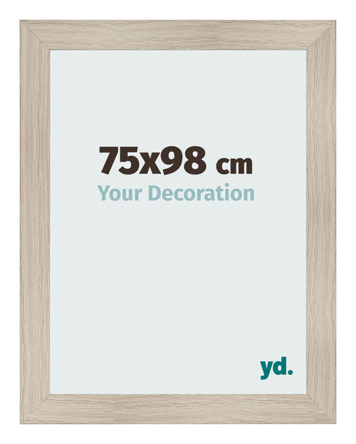 Bilderrahmen 75x98cm Eiche Rustikal MDF Pisa Vorne Messe | Yourdecoration.de