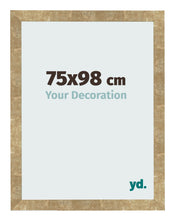 Bilderrahmen 75x98cm Gold Antik MDF Bologna Vorne Messe | Yourdecoration.de
