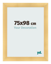Bilderrahmen 75x98cm Gold Vintage MDF Pisa Vorne Messe | Yourdecoration.de