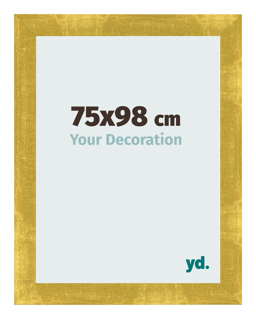 Bilderrahmen 75x98cm Gold Vintage MDF Pisa Vorne Messe | Yourdecoration.de