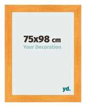 Bilderrahmen 75x98cm Orange MDF Pisa Vorne Messe | Yourdecoration.de