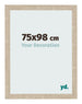 Bilderrahmen 75x98cm Sonoma Eiche MDF Bologna Vorne Messe | Yourdecoration.de