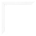 Bilderrahmen 75x98cm Weiss Matt MDF Bologna Detail Ecke | Yourdecoration.de