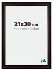 Birmingham Holz Bilderrahmen 21x30cm Braun Vorne Messe | Yourdecoration.de