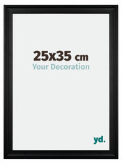 Birmingham Holz Bilderrahmen 25x35cm Schwarz Vorne Messe | Yourdecoration.de