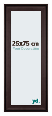 Birmingham Holz Bilderrahmen 25x75cm Braun Vorne Messe | Yourdecoration.de