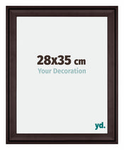Birmingham Holz Bilderrahmen 28x35cm Braun Vorne Messe | Yourdecoration.de