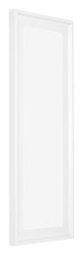 Birmingham Holz Bilderrahmen 33x98cm Weiss Vorne Schrag | Yourdecoration.de