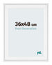 Birmingham Holz Bilderrahmen 36x48cm Weiss Vorne Messe | Yourdecoration.de