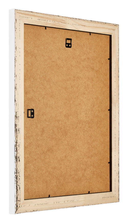 Birmingham Holz Bilderrahmen 36x49cm Weiss Ruckseite Schrag | Yourdecoration.de