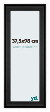 Birmingham Holz Bilderrahmen 37 5x98cm Schwarz Vorne Messe | Yourdecoration.de