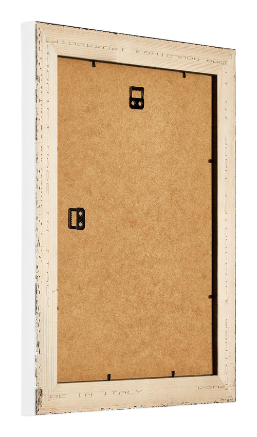 Birmingham Holz Bilderrahmen 48x64cm Weiss Ruckseite Schrag | Yourdecoration.de