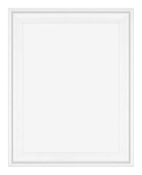 Birmingham Holz Bilderrahmen 48x64cm Weiss Vorne | Yourdecoration.de