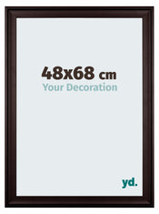 Birmingham Holz Bilderrahmen 48x68cm Braun Vorne Messe | Yourdecoration.de