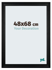 Birmingham Holz Bilderrahmen 48x68cm Schwarz Vorne Messe | Yourdecoration.de
