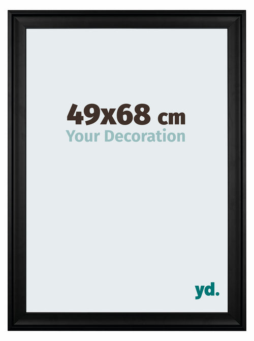 Birmingham Holz Bilderrahmen 49x68cm Schwarz Vorne Messe | Yourdecoration.de