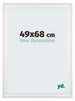 Birmingham Holz Bilderrahmen 49x68cm Weiss Vorne Messe | Yourdecoration.de