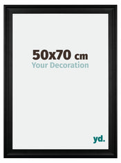 Birmingham Holz Bilderrahmen 50x70cm Schwarz Vorne Messe | Yourdecoration.de