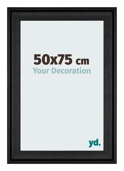 Birmingham Holz Bilderrahmen 50x75cm Schwarz Vorne Messe | Yourdecoration.de