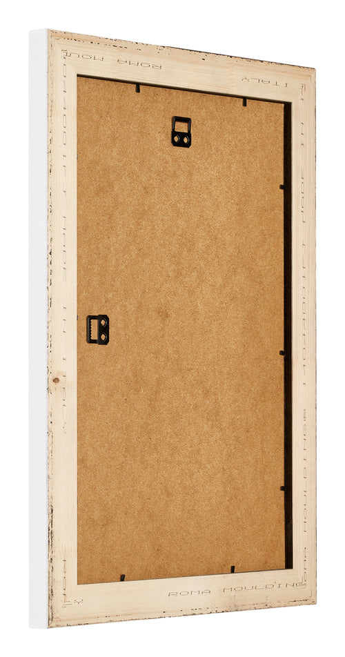 Birmingham Holz Bilderrahmen 50x75cm Weiss Ruckseite Schrag | Yourdecoration.de