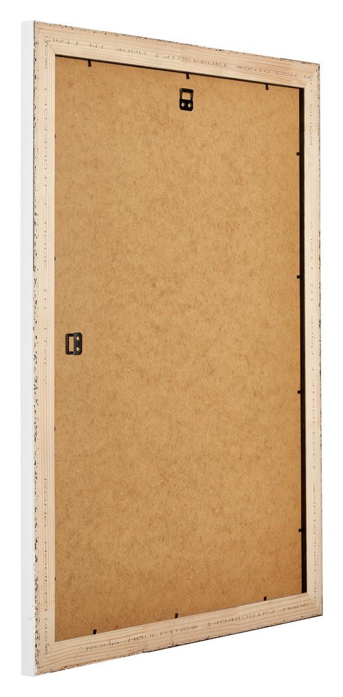Birmingham Holz Bilderrahmen 59x84cm Weiss Ruckseite Schrag | Yourdecoration.de