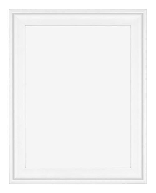 Birmingham Holz Bilderrahmen 60x80cm Weiss Vorne | Yourdecoration.de