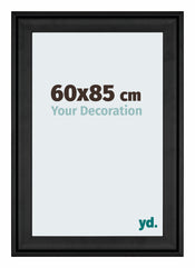 Birmingham Holz Bilderrahmen 60x85cm Schwarz Vorne Messe | Yourdecoration.de