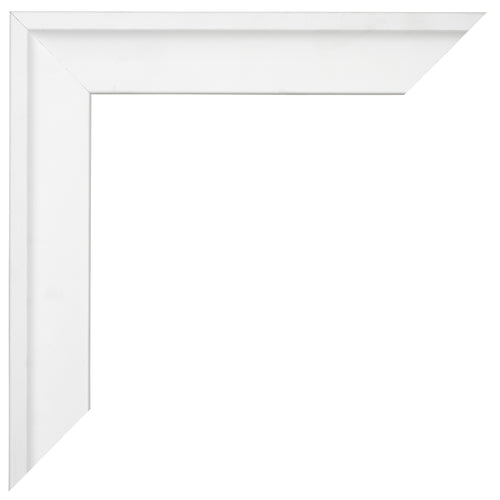 Birmingham Holz Bilderrahmen 60x85cm Weiss Detail Ecke | Yourdecoration.de