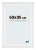 Birmingham Holz Bilderrahmen 60x85cm Weiss Vorne Messe | Yourdecoration.de