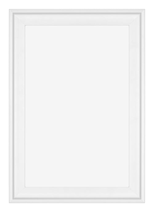 Birmingham Holz Bilderrahmen 60x85cm Weiss Vorne | Yourdecoration.de
