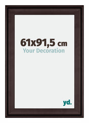 Birmingham Holz Bilderrahmen 61x91 5cm Braun Vorne Messe | Yourdecoration.de