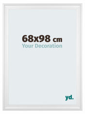 Birmingham Holz Bilderrahmen 68x98cm Weiss Vorne Messe | Yourdecoration.de