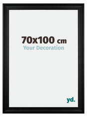 Birmingham Holz Bilderrahmen 70x100cm Schwarz Vorne Messe | Yourdecoration.de