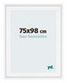 Birmingham Holz Bilderrahmen 75x98cm Weiss Vorne Messe | Yourdecoration.de