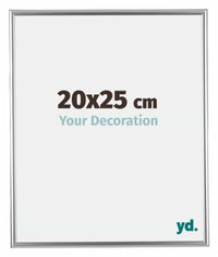 Bordeaux Kunststoff Bilderrahmen 20x25cm Silber Vorne Messe | Yourdecoration.de