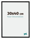 Bordeaux Kunststoff Bilderrahmen 30x40cm Schwarz Matt Vorne Messe | Yourdecoration.de
