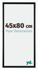Bordeaux Kunststoff Bilderrahmen 45x80cm Schwarz Matt Vorne Messe | Yourdecoration.de