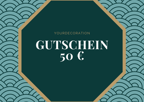 Geschenkgutschein im Wert von 50 €