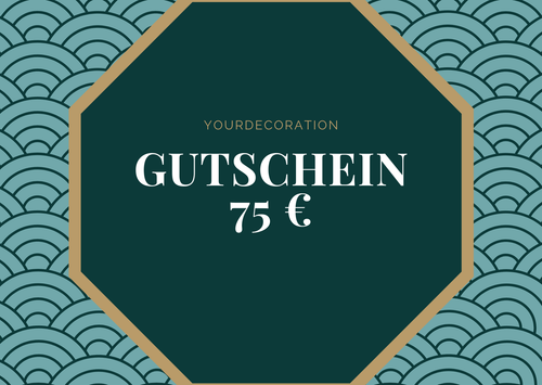 Geschenkgutschein im Wert von 75 €