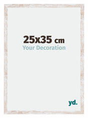 Catania MDF Bilderrahmen 25x35cm White Wash Messe | Yourdecoration.de