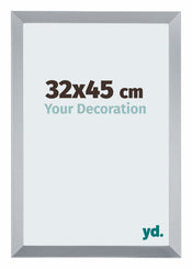 Catania MDF Bilderrahmen 32x45cm Silber Vorne Messe | Yourdecoration.de