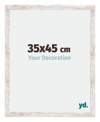 Catania MDF Bilderrahmen 35x45cm White Wash Messe | Yourdecoration.de