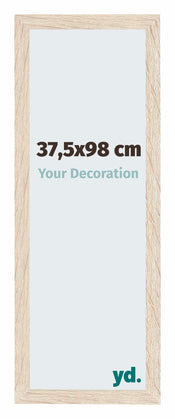 Catania MDF Bilderrahmen 37 5x98cm Eiche Vorne Messe | Yourdecoration.de