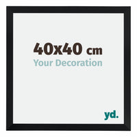 Catania MDF Bilderrahmen 40x40cm Schwarz Messe | Yourdecoration.de