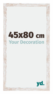 Catania MDF Bilderrahmen 45x80cm White Wash Messe | Yourdecoration.de