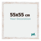 Catania MDF Bilderrahmen 55x55cm White Wash Messe | Yourdecoration.de