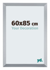 Catania MDF Bilderrahmen 60x85cm Silber Vorne Messe | Yourdecoration.de