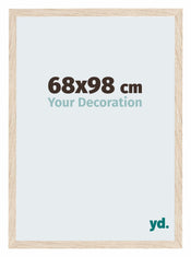 Catania MDF Bilderrahmen 68x98cm Eiche Vorne Messe | Yourdecoration.de